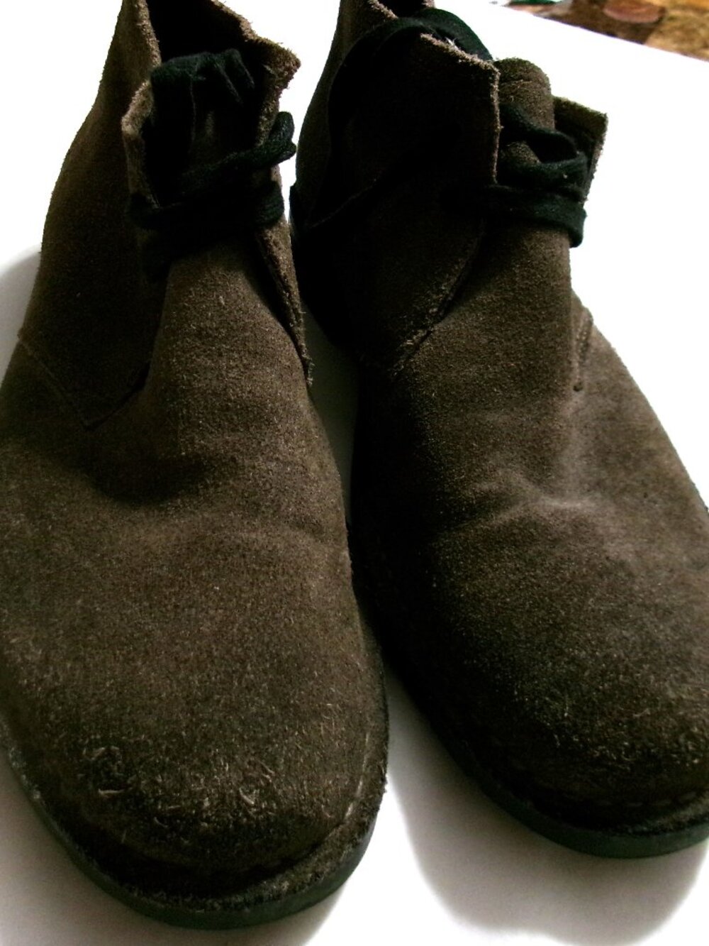 John Varvatos Brown Suede Lace Up Chukka Ankle Boots Size 8 M